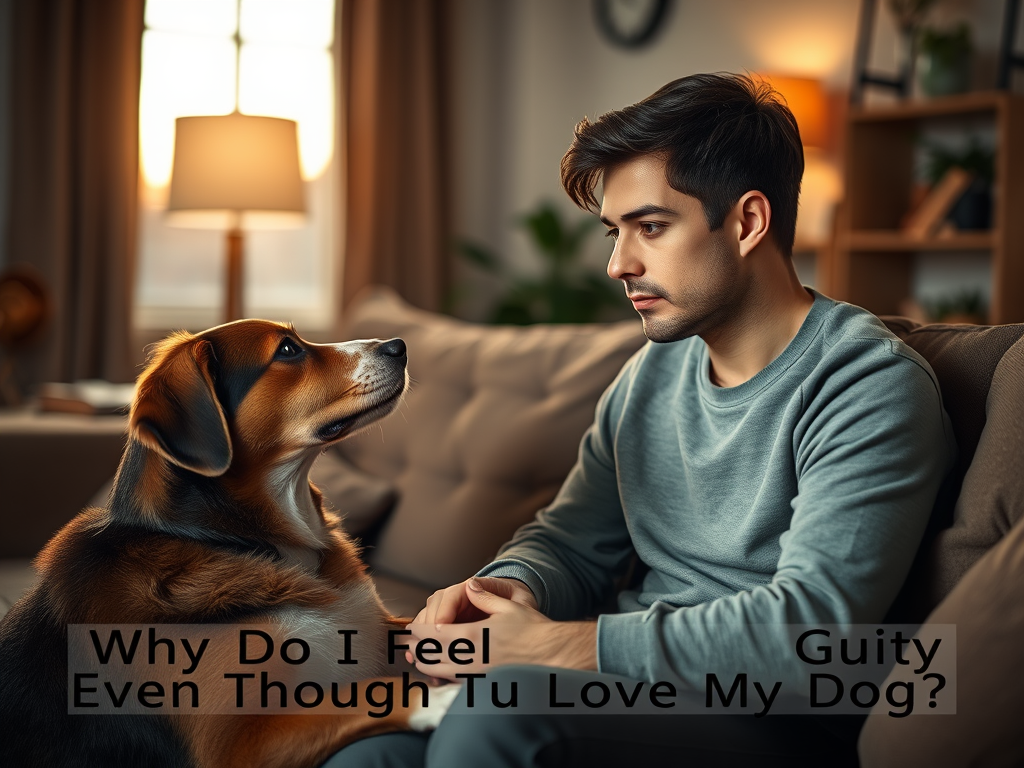 🐶 Why Do I Feel Guilty Even Though I Love My Dog