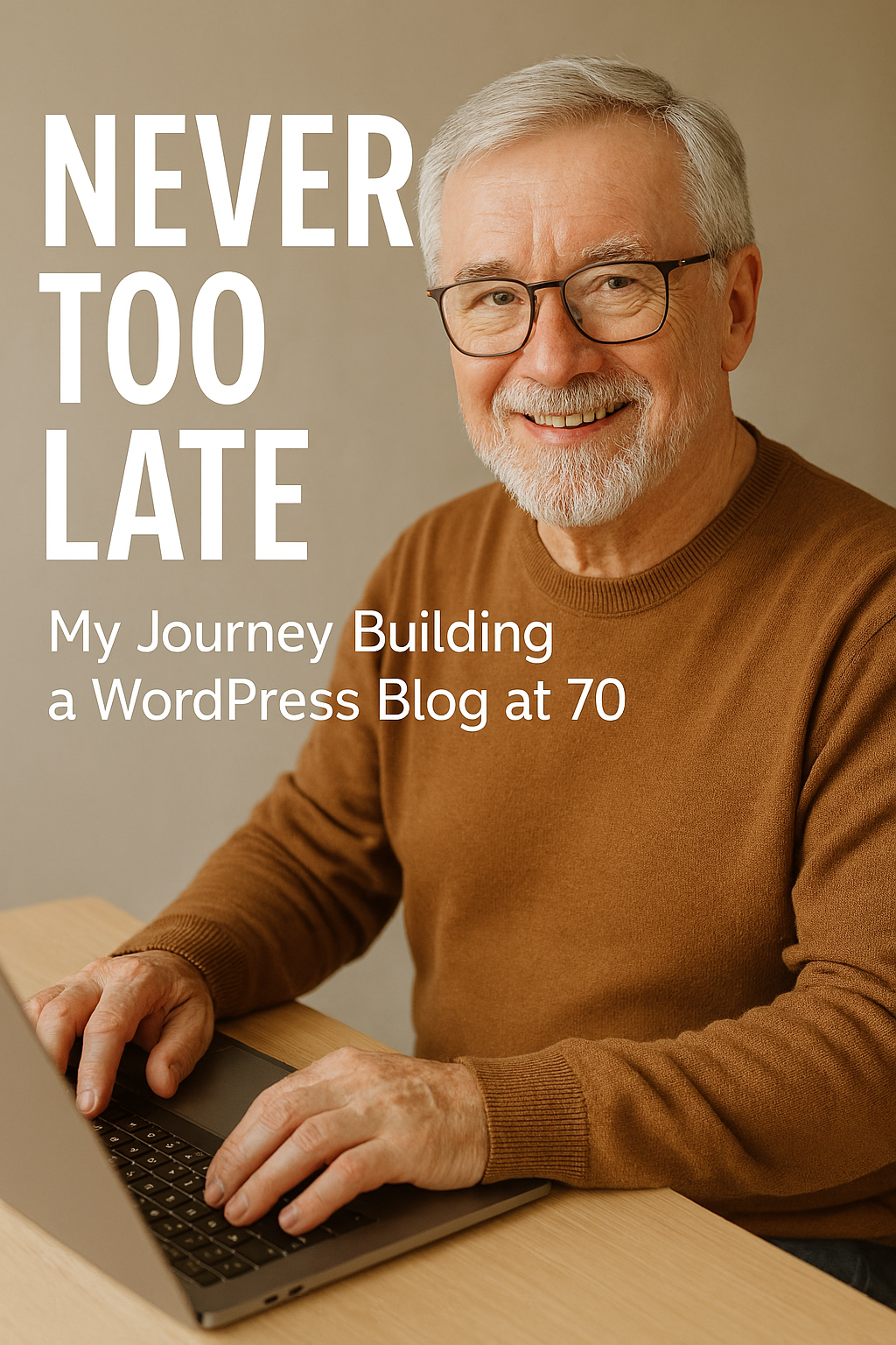 Never Too Late: My Journey Building a WordPress Blog at 70