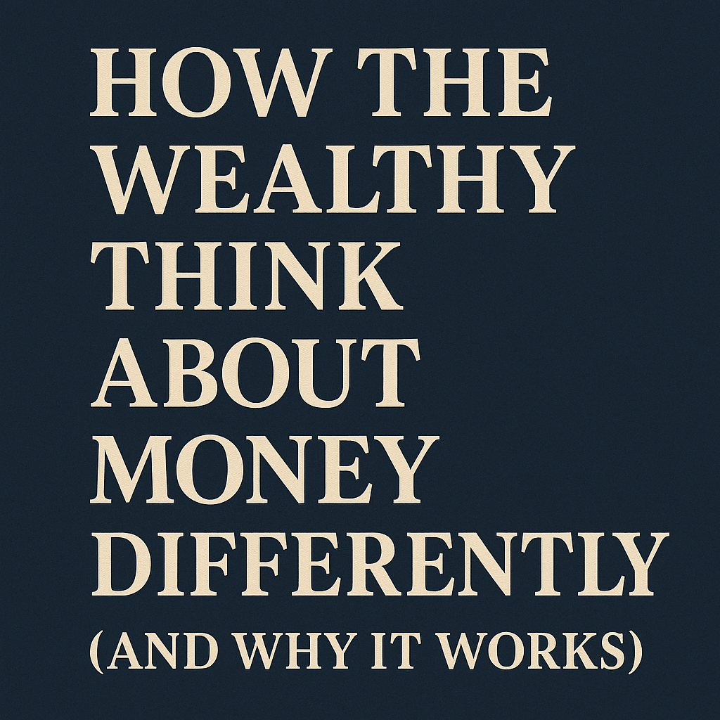 How the Wealthy Think About Money Differently — And Why It Actually Works
