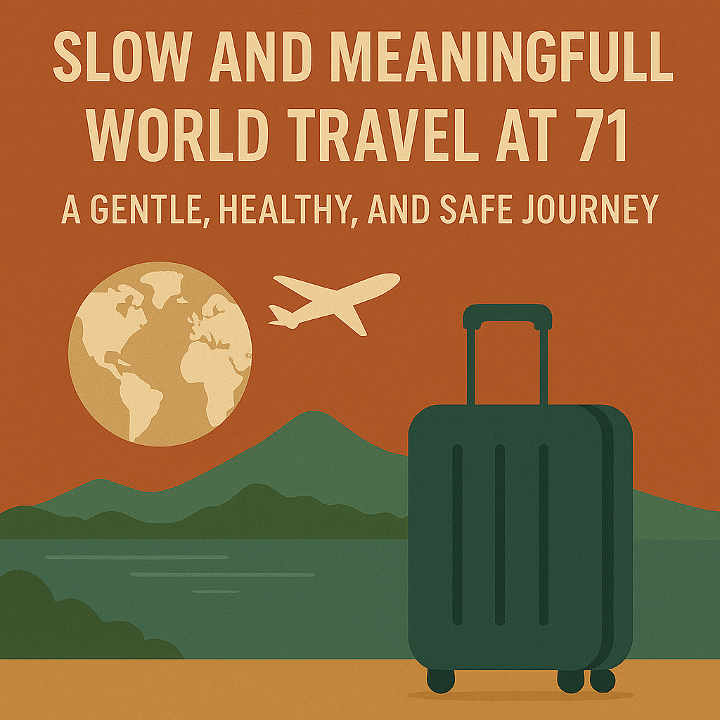 Slow and Meaningful World Travel at 71: A Gentle, Healthy, and Safe Journey